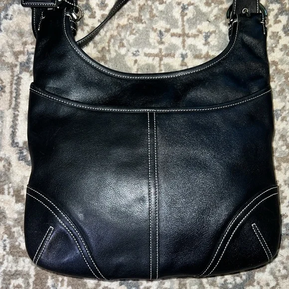 Vintage Coach Soho Legacy Slim Hippie 9549 black Leather - Picture 8 of 8